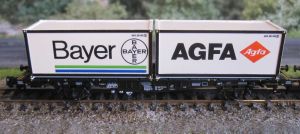 Containertragwagen "BAYER" "AGFA"