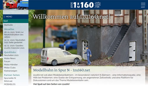 Neues Design von 1zu160