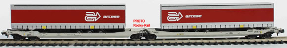 Rocky Rail: Doppeltaschen-Gelenkwagen Sdggmrs