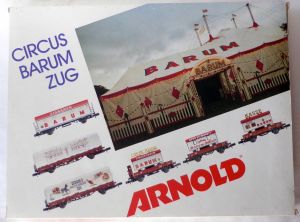 Arnold 0233, Wagenset Circus Barum, Top in OVP!