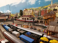 Salfred-West Bahnhof Blick auf die Ausfahrt in Richtung Ringstadt-Weiche und Salfred-Süd