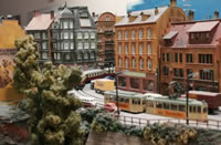 Salfred-West östliche Vorstadt mit Blick auf Hauptstraße