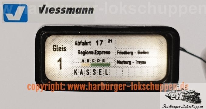 Viessmann N 1897 Zugzielanzeiger mit LED-Beleuchtung