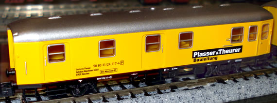 Bauzugwagen von Electrotren