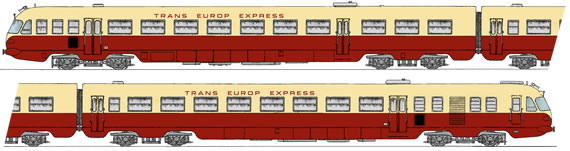 Der TEE ALN 442/448 kommt von Fine Scale München