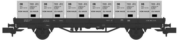 Neu konstruierte Flachwagen von Hobbytrain