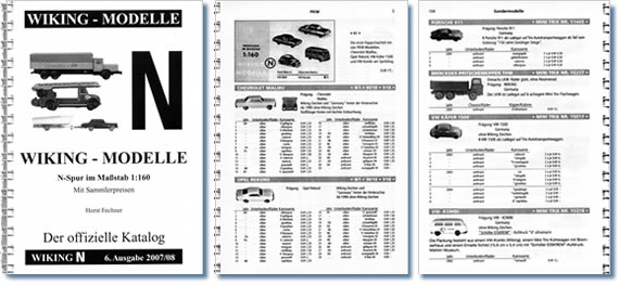 Wiking Sammlerkatalog für Spur N