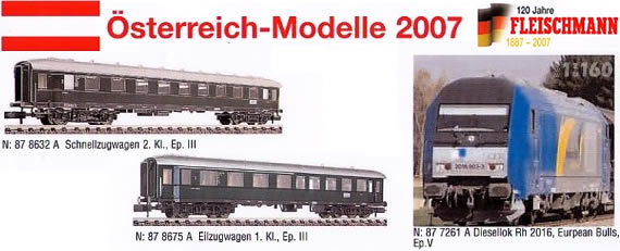 Sondermodelle von Fleischmann