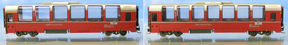 AB-Modell mit RhB-Panoramawagen