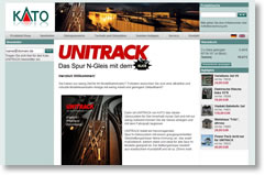 KATO UNITRACK mit eigener Webseite