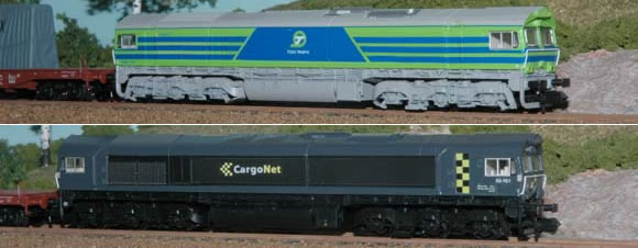 Nmodell mit Ank&uuml;ndigungen