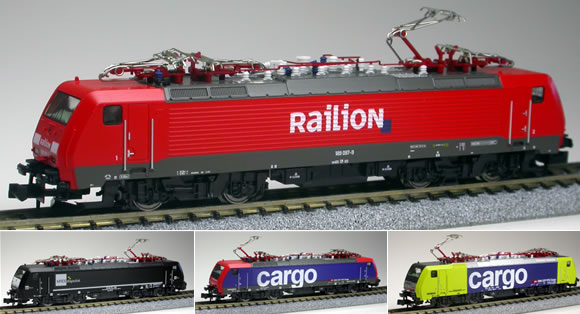 Hobbytrain zeigt Muster der Kasten E10 und der BR 189