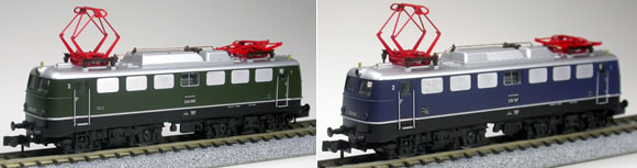 Hobbytrain zeigt Muster der Kasten E10 und der BR 189