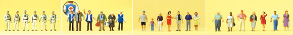 Preiser und Merten Figuren