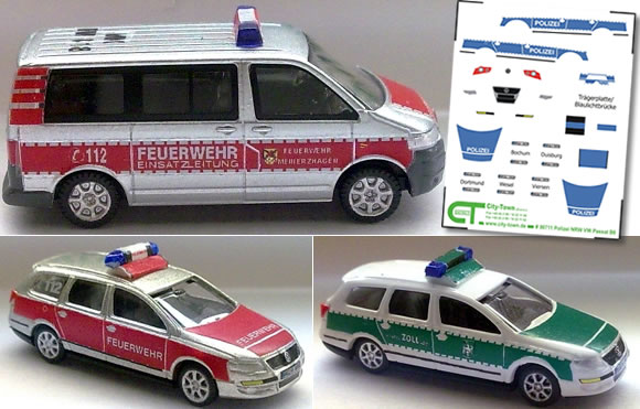 Einfahrfahrzeuge-Decals von City & Town
