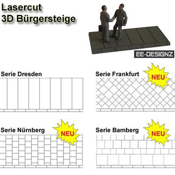 EE-Designz: Weitere Bürgersteige
