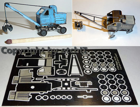 etch iT - bereifter Bagger