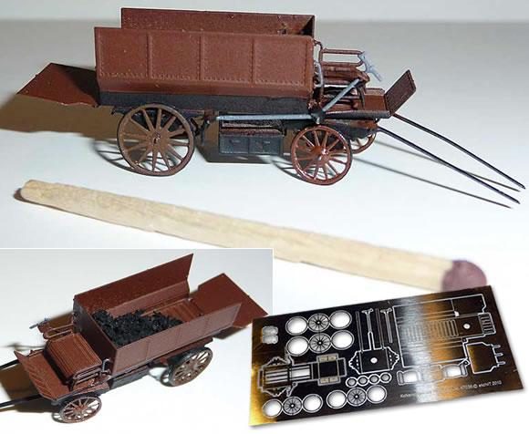 etch iT - Kohlenwagen-Einspänner Ätzbausätze