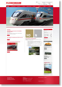 Fleischmann mit neuer Webseite