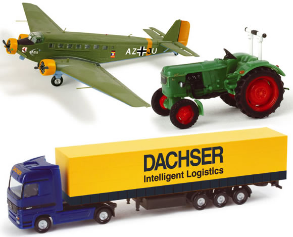 HERPA: Traktor Deutz DL 40, LKW und Ju