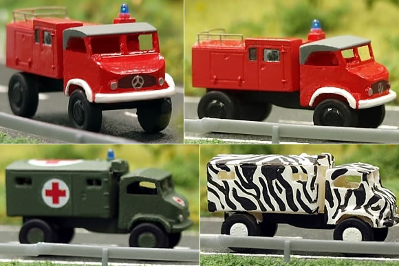 Unimog S404 von N-Spur-Blaulicht