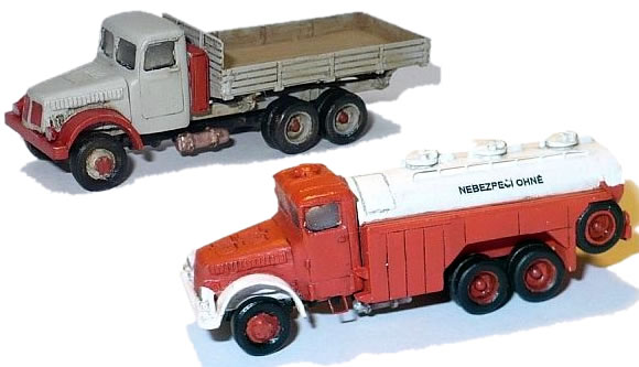 LKWs von Stepnicka und HON model