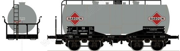 BRAWA / Kramm: Gasolin-Kesselwagen