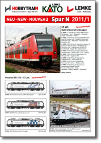 Hobbytrain / KATO: Neuheitenprospekt 2011