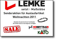Lemke: Sonderaktion Auslaufartikel