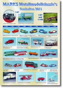 Marks Metallmodellclassics: Neuheiten 2011