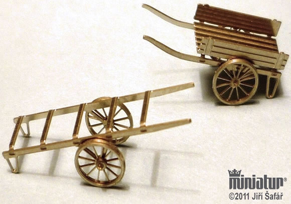 miniatur presision models: Handkarren