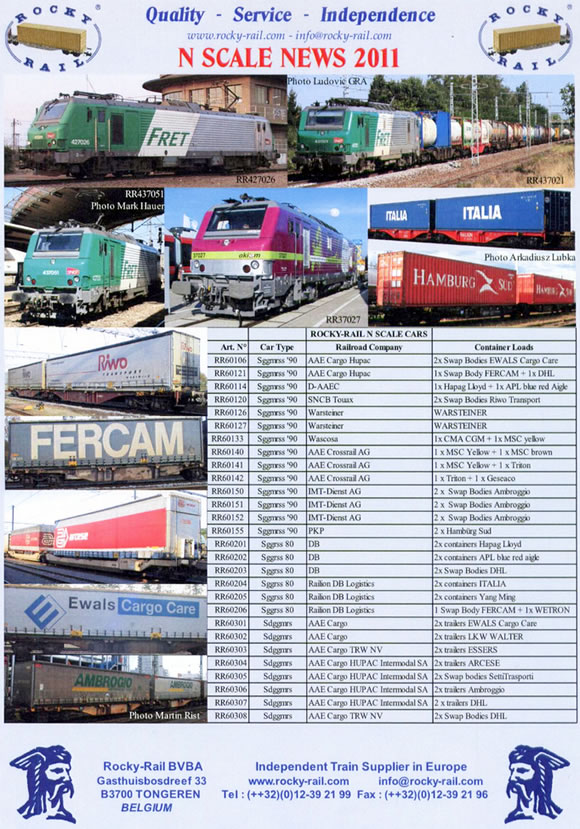 Rocky Rail: Neuheiten 2011