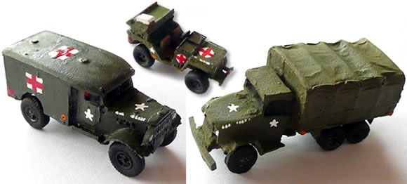 US Army Trucks für Spur N