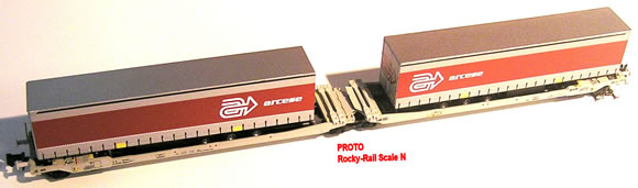 Rocky Rail: Doppeltaschen-Gelenkwagen Sdggmrs