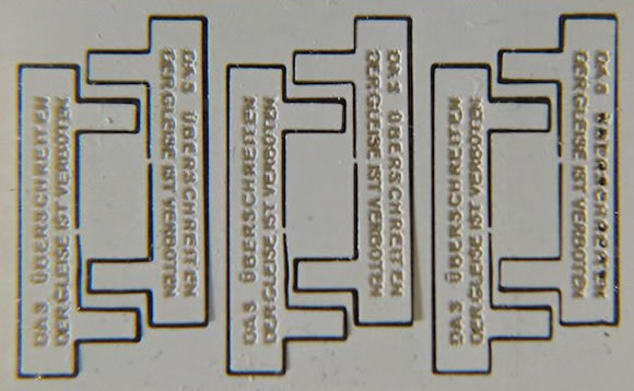AMW: Betonschild
