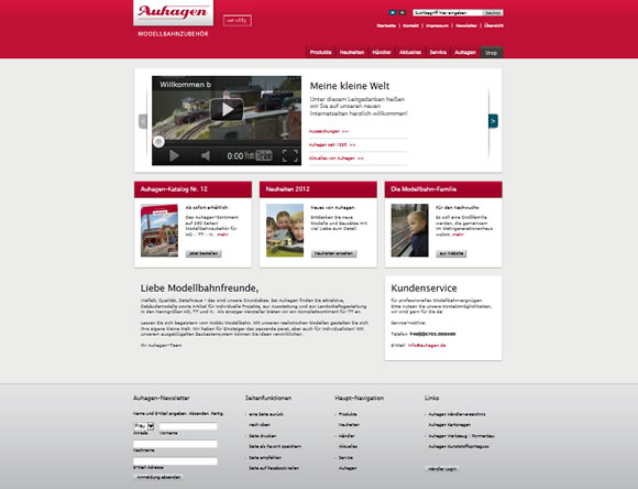 Auhagen: Neuer Webauftritt