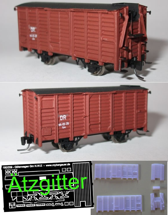 Roy Bergauer: Güterwagen Gm Spur Nm