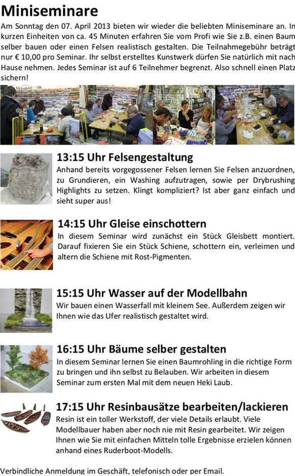 Huenerbein: Miniseminare