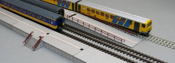 Markenburg: Bahnsteige
