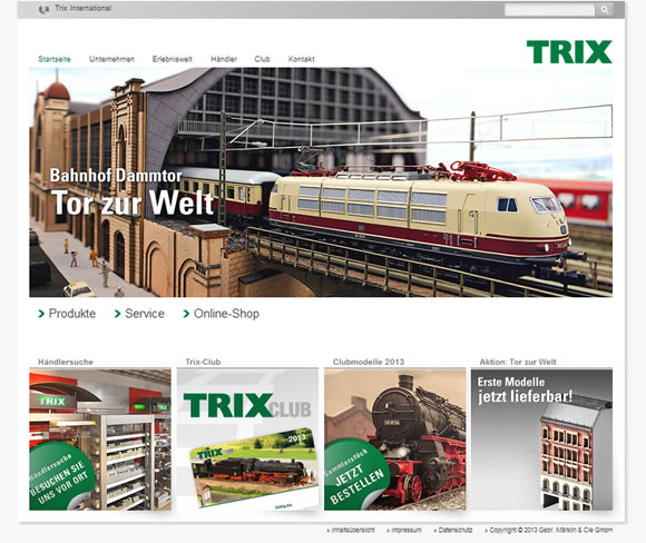 Minitrix: Neue Webseite