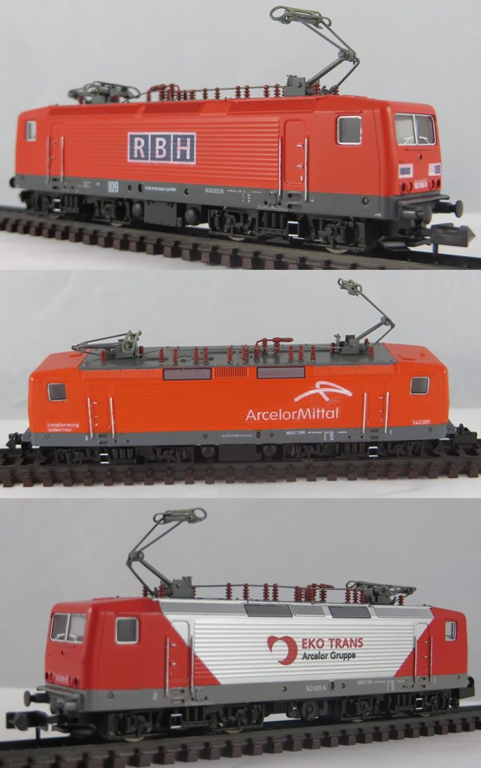 Arnold Ersatzteile: BR 143 Varianten