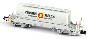 MFTrain: Renfe 321 und Zementwagen