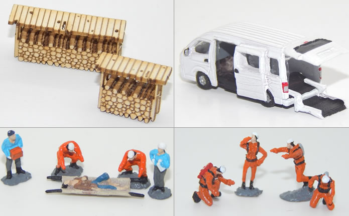 Microlife: Lasercut-Gebäude und Zubehör
