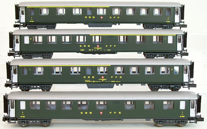 MW-Modell: SBB RIC Umbau Abteilwagen AB