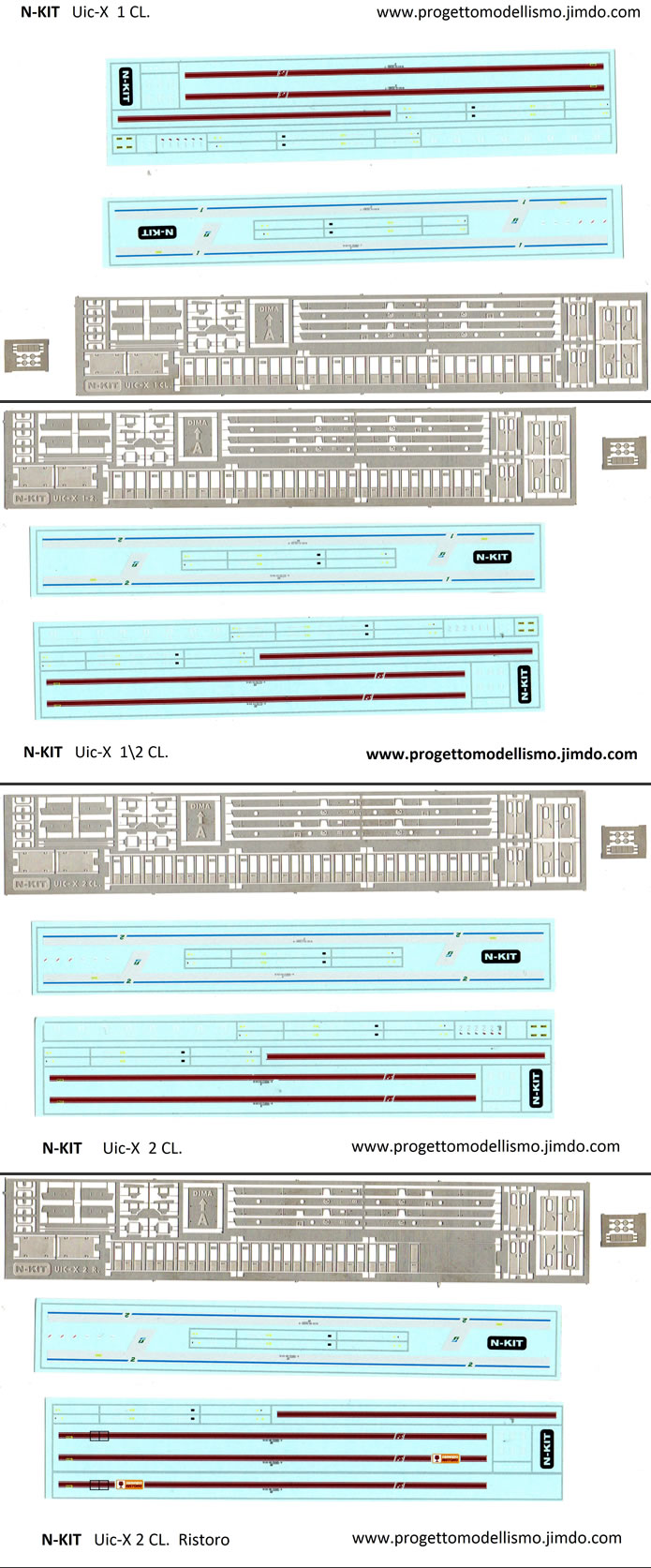 N-KIT: Umbausatz UIC-X der FS