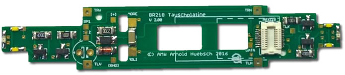 AMW: Tauschplatine BR 218