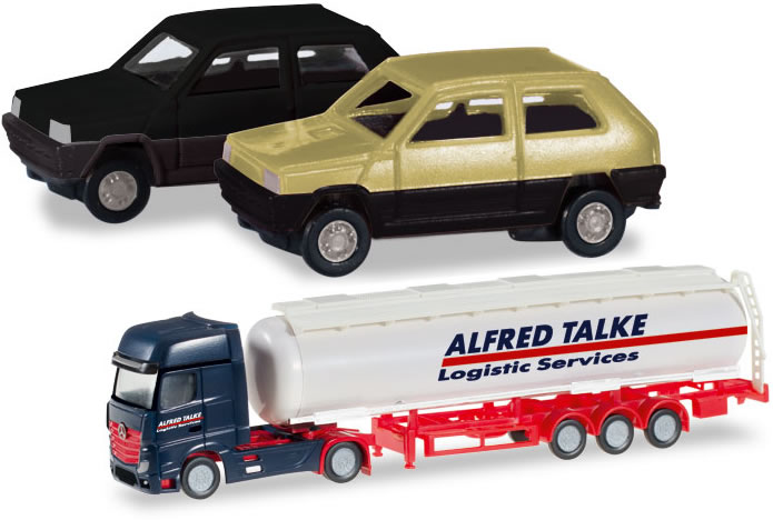 Herpa: Panda und Tank-Sattelzug