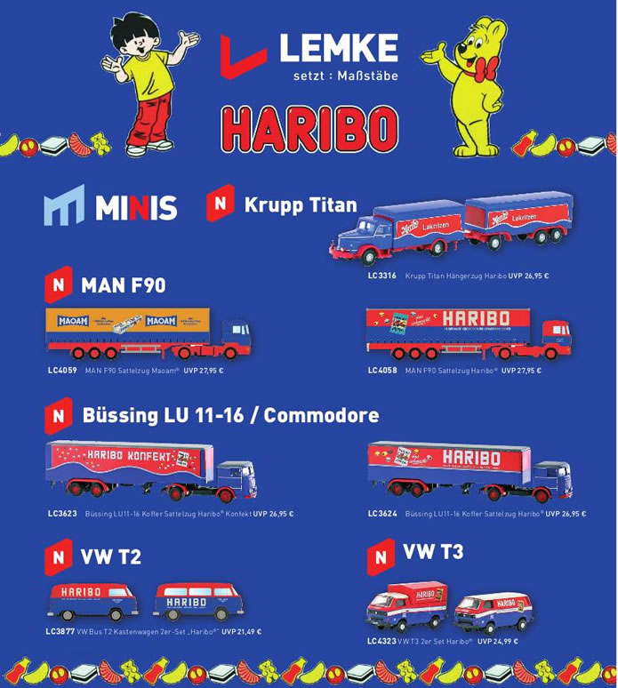 miNis: Haribo-Kollektion