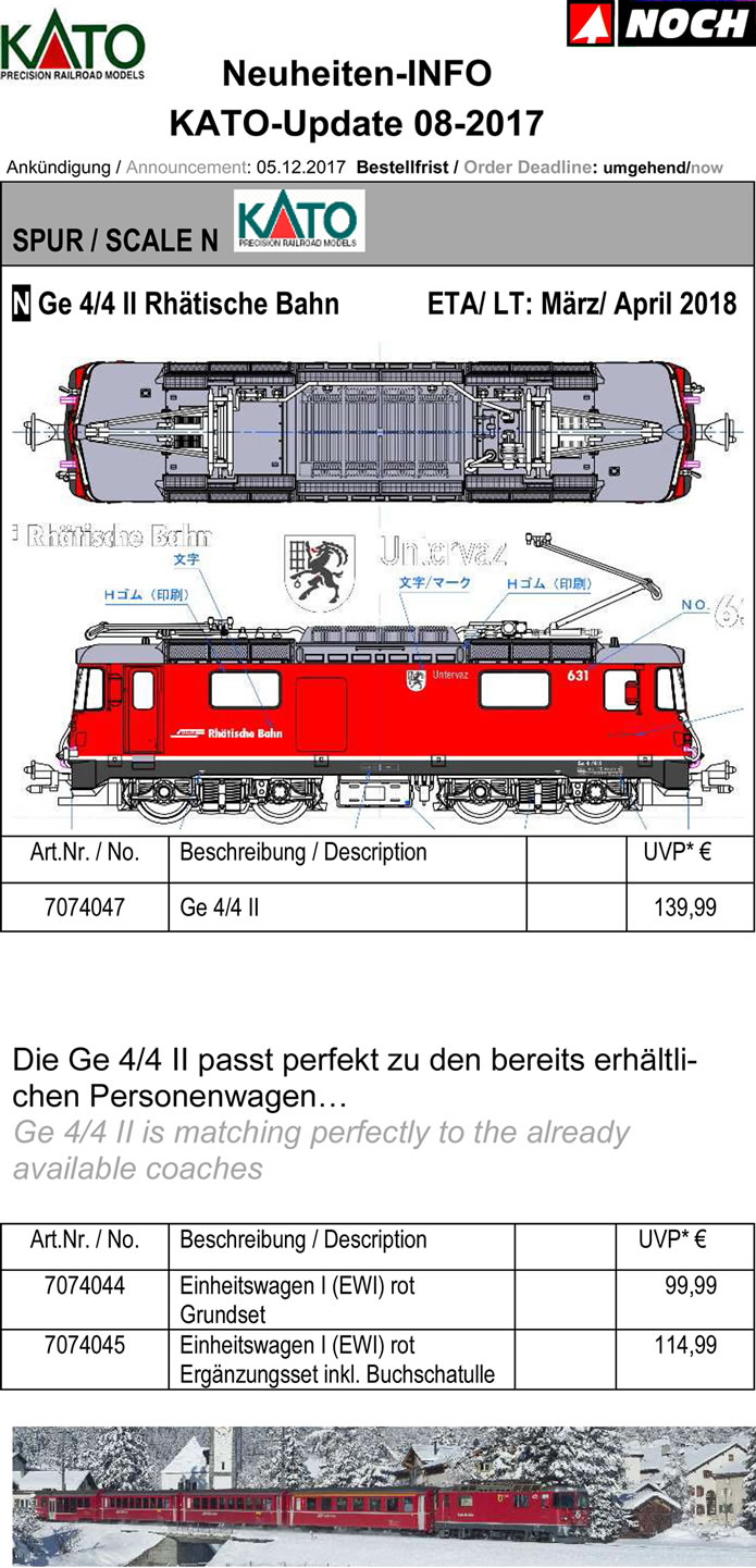 KATO: RhB Ge 4/4 II 