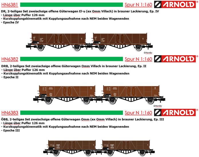 Hornby: Auslieferungen